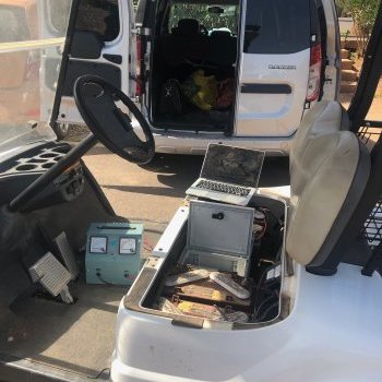 Voiturette de golf solaire